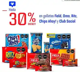 Wong Field, oreo, ritz, chips ahoy! y club social en galletas oferta