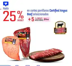 Wong Certified angus beef en cortes parrilleros seleccionados oferta