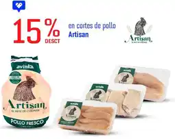 Wong Artisan en cortes de pollo oferta