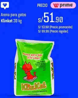 Wong Klinkat arena para gatos 20 kg oferta