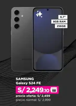 Ripley Samsung Galaxy S24 FE oferta
