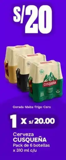 Makro Cusqueña cerveza oferta