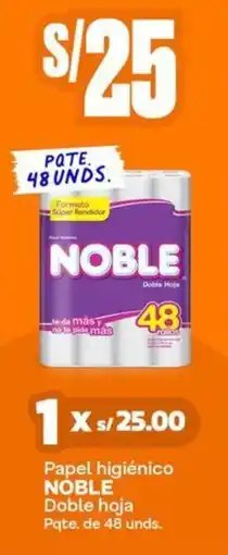 Makro Noble papel higiénico doble hoja oferta
