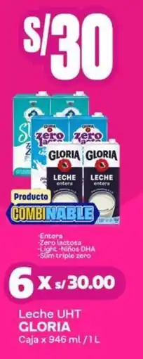 Makro Gloria leche uht caja oferta