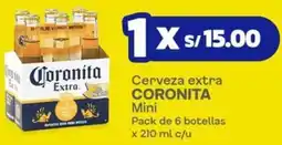 Makro Coronita cerveza extra mini oferta