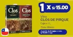 Makro Clos de pirque vino caja oferta