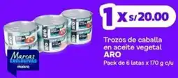 Makro Aro trozos de caballa en aceite vegetal oferta
