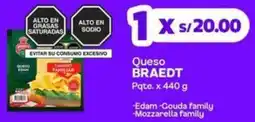 Makro Braedt queso pqte. oferta