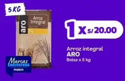 Makro Aro arroz integral bolsa oferta