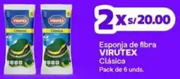 Makro Virutex esponja de fibra clásica oferta