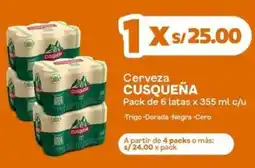 Makro Cusqueña cerveza oferta