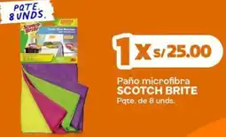 Makro Scotch brite paño microfibra pqte. oferta