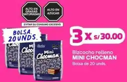 Makro Mini chocman bizcocho relleno bolsa oferta