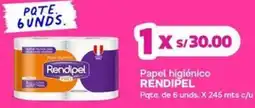 Makro Rendipel papel higiénico pqte. oferta