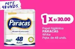 Makro Paracas papel higiénico white pqte. oferta
