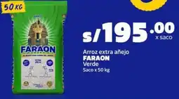 Makro Faraon arroz extra añejo verde saco oferta