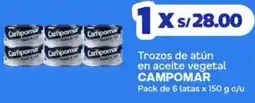 Makro Campomar trozos de atún en aceite vegetal oferta