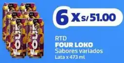 Makro Rtd four loko sabores variados lata oferta