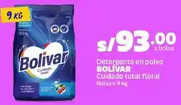 Makro Bolívar detergente en polvo cuidado total floral bolsa oferta