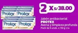 Makro Protex jabón antibacterial avena y limpieza profunda oferta
