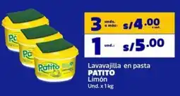 Makro Patito lavavajilla en pasta limón oferta