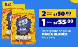 Makro Magia blanca detergente en polvo bolsa oferta