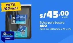 Makro Aro bolsa para basura pqte. oferta