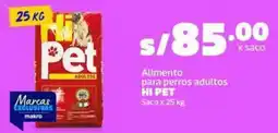 Makro Hi pet alimento para perros adultos saco oferta