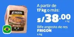 Makro Frigon bife angosto de res oferta