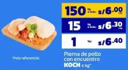 Makro Koch pierna de pollo con encuentro oferta