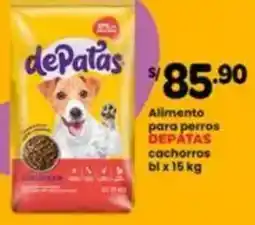 Plaza Vea Depátas alimento para perros cachorros oferta