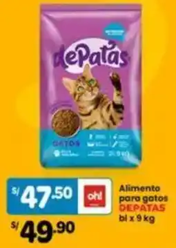 Plaza Vea Depatas alimento para gatos oferta