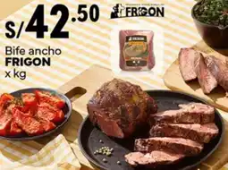 Plaza Vea Frigon bife ancho oferta