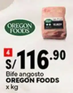 Plaza Vea Oregon foods bife angosto oferta
