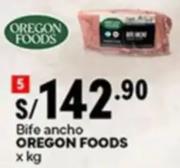 Plaza Vea Oregon foods bife ancho oferta