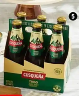 Plaza Vea Cusqueña cerveza dorada/trigo/ negra / cero oferta