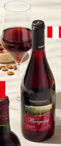 Plaza Vea Tabernero vino borgoña / rosé / blanco semi seco oferta