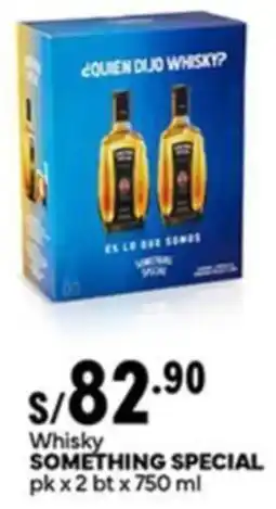 Plaza Vea Something special whisky oferta