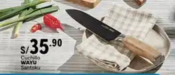Plaza Vea Wayu cuchillo santoku oferta