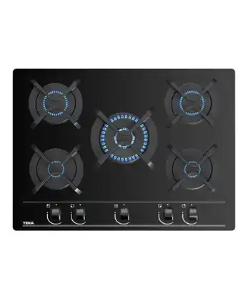 Tiendas EFE Combo teka: encimera cristal gas gbc 75030 kin + campana c 9310 con filtro + horno eléctrico hsb 610 bk oferta