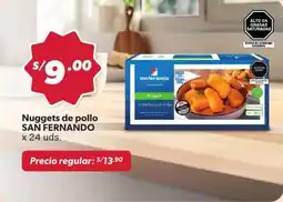 Hiperbodega Precio Uno San Fernando nuggets de pollo oferta