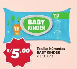 Hiperbodega Precio Uno Baby Kinder toallas húmedas oferta