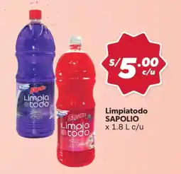 Hiperbodega Precio Uno Sapolio limpiatodo oferta