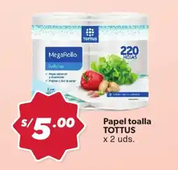 Hiperbodega Precio Uno Tottus papel toalla oferta