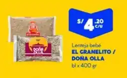 Mass El granelito/dona olla lenteja bebé oferta