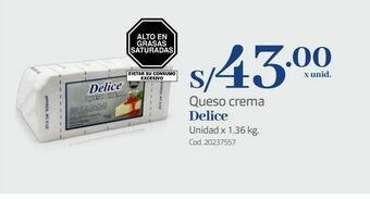 Makro Queso crema delice oferta