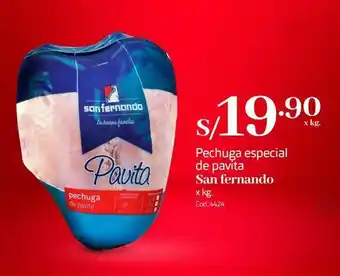 Makro Pechuga especial de pavita san fernando oferta