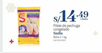 Makro Filete de pechuga congelado sadia oferta