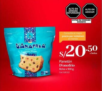 Makro Panetón d'onofrio oferta