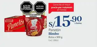 Makro Panetón bimbo oferta